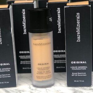 NWT Neutral Ivory Bare Minerals Original Liquid Foundation SPF 20, 1 fl. ounce